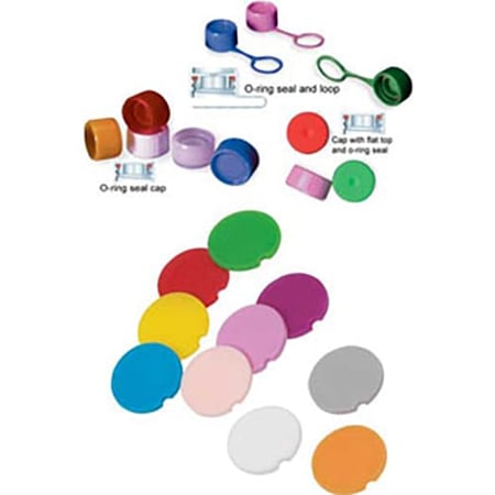 Simport Scientific Cap With Lip Seal Yellow 1000 Pc/cs