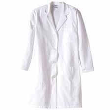 Lab Coat, Blue, SMS, Knit Wrist and Cuff, 3 Pockets, S, 30 Lab Coats per Case.