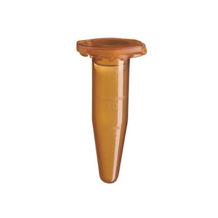 Eppendorf 1.5mL Safe-Lock Microcentrifuge Tube, PCR Clean, Amber, 500 per Case