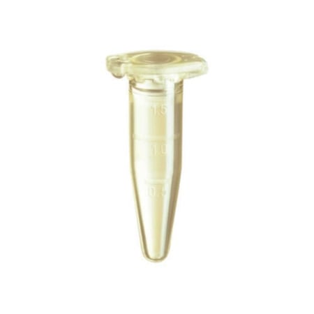 Eppendorf 1.5mL Safe-Lock Microcentrifuge Tube, Non-Sterile Eppendorf Quality, Yellow, 500 per Case