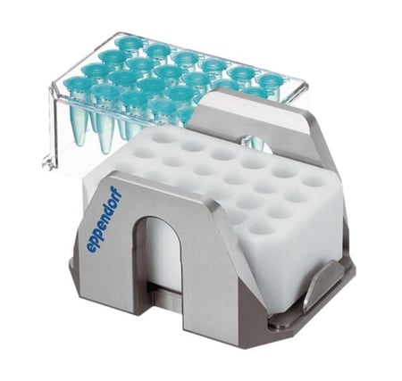 Eppendorf Rotor A-4-38, with 4x100 mL round buckets