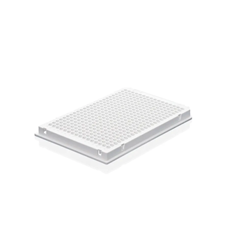 BrandTech Scientific 384 well PCR plate, PP, white, full skirt, 50 total/5 packs of 10 - PCR