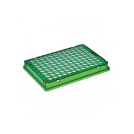 Eppendorf Twin.tec PCR Plate 96, Skirted, Green, Clear Wells, 25 Pieces (150 uL Maximum Volume)