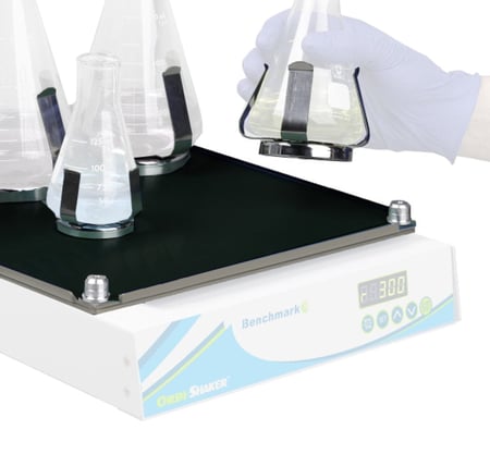 Benchmark Scientific MAGic Clamp Platform 14x12 for flasks & tubes. Shaker sold separately.