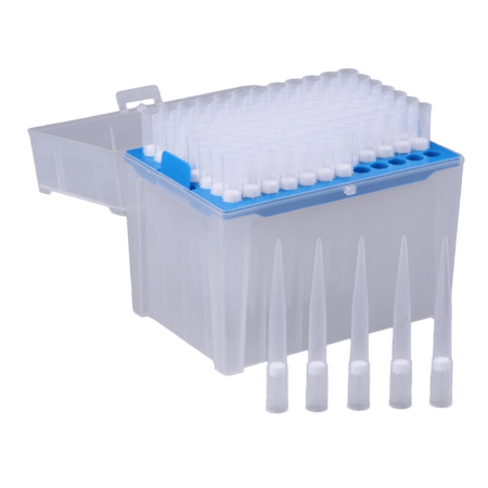 Nichiryo 100 µL universal filtered pipette tip, sterile, 96 tips/rack, 10 racks/pack