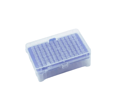 Nichiryo 10uL universal pipette tip, sterile, clear, 96 tips/rack, 10 racks/pack