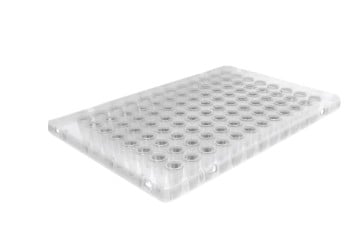 OPTimate 0.1 mL Semi-Skirted, Low Profile 96 Well PCR Plate, clear