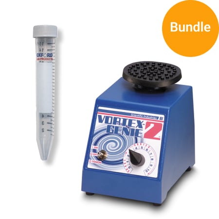 Lab Vortex Kit: Vortex Genie 2 + 500 15mL Tubes