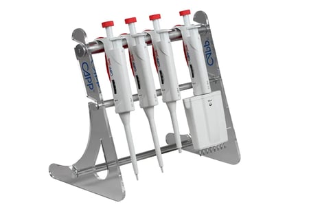 CAPP - Pipette Stand for up to 6 CAPP Mechanical Pipettes (all except Bravo) - C-06