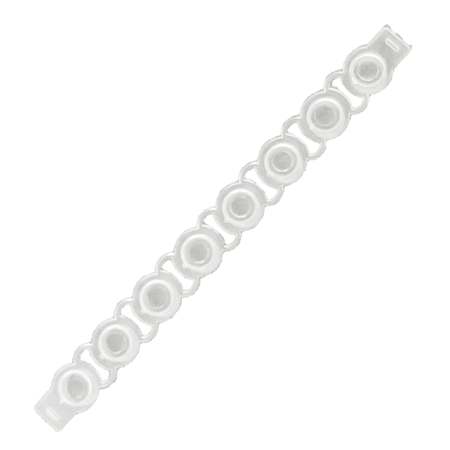 8-Strip PCR/qPCR Tube Caps - Optical Caps - OPT-OC-C