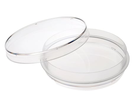 CELLTREAT - Tissue Culture Treated Dish 100mm x 20mm w/Grip Ring - 229620