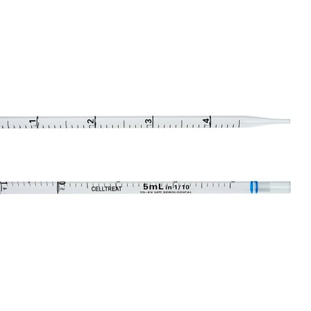 CELLTREAT - 5 mL Serological Pipet, Individually Wrapped in Bags - 229005B