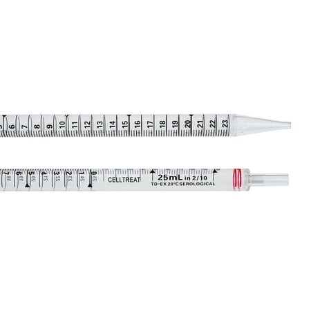 CELLTREAT - 25 mL Serological Pipet, Individually Wrapped in Bags - 229025B