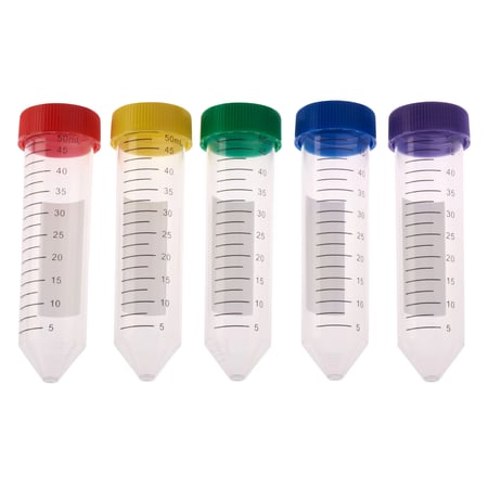 CELLTREAT - Assorted Color Cap Centrifuge Tubes 50mL - 230421A