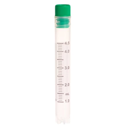 CELLTREAT - 4.5 mL CF Cryogenic Vial, Internal Thread, Self-Standing, Sterile - 229919