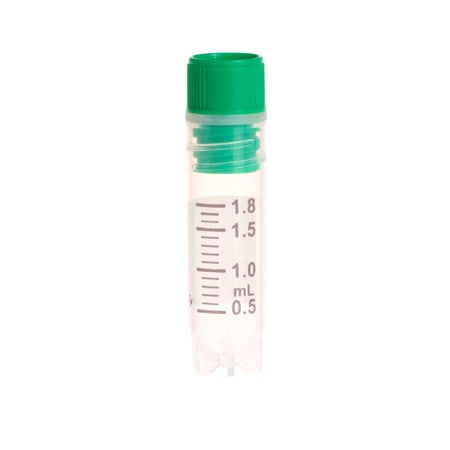 CELLTREAT - 1.8mL CF Cryogenic Vial, Internal Thread, Self-Standing, Sterile - 229915
