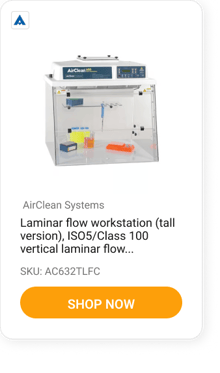 AirClean Systems laminar flow workstation