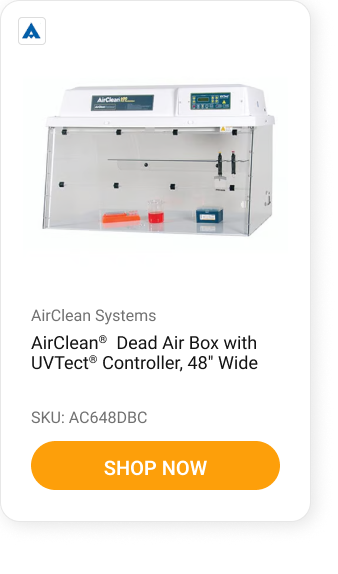 AirClean®  Dead Air Box with UVTect® Controller, 48_ Wide