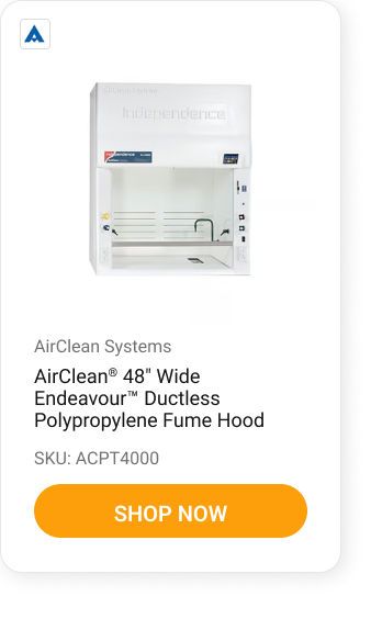 AirClean® 48_ Wide EndeavourTM Ductless Polypropylene Fume Hood
