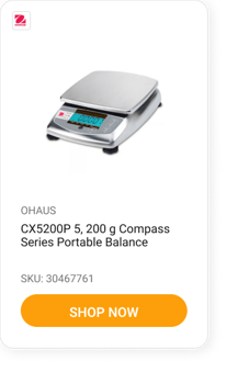 CX5200P 5, 200 g Compass Series Portable Balance