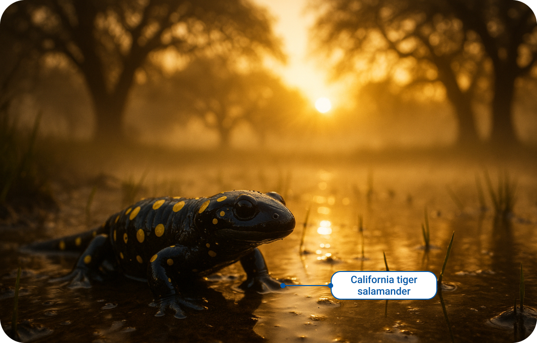 California tiger salamander