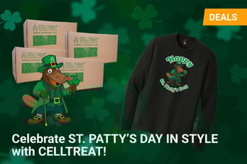 Celebrate ST. PATTY’S DAY IN STYLE with CELLTREAT!