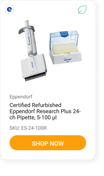 Certified Refurbished Eppendorf Research Plus 24-ch Pipette, 5-100 μl