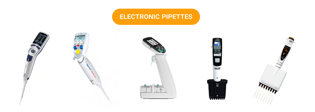 Electronic pipettes