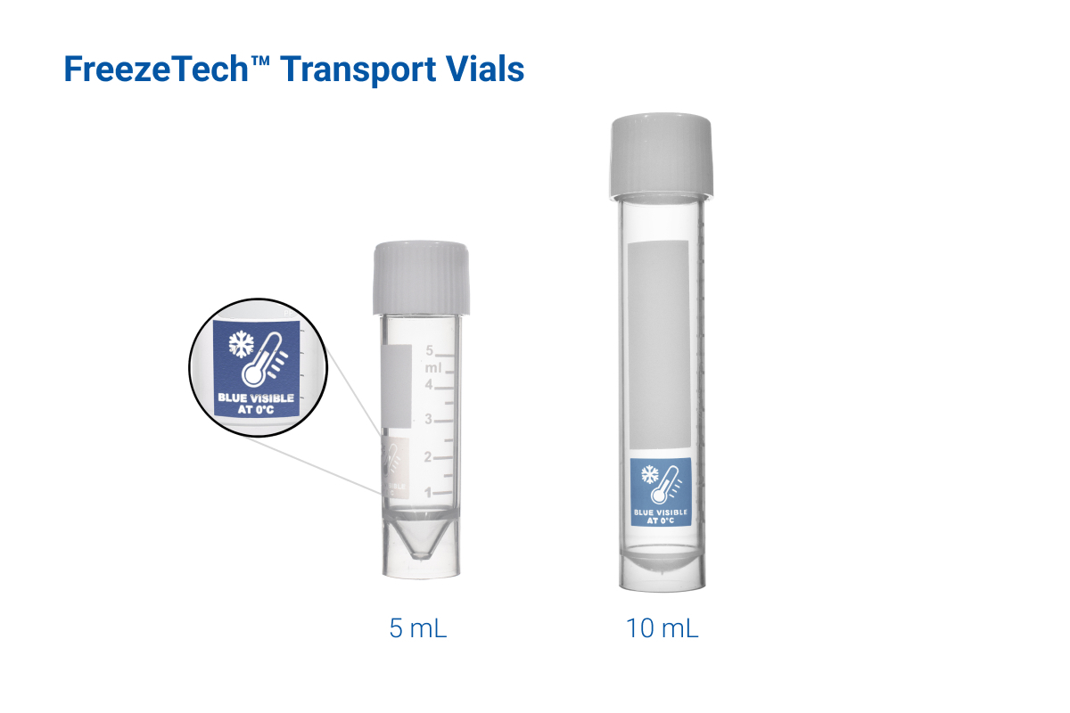 FreezeTechTM Transport Vial