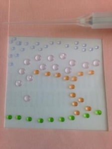 @Issacs_mum: Weeping cherry on a spring day. #PipetteArt Weeping cherry on a spring day in 1x loading dye, ETBr, Big Dye & Cybr Green