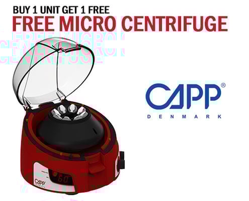 capp rondo microcentrifuge promotion: Buy 1 Unit Get 1 Free