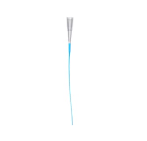 These flexible microcapillary tips are designed for filling glass microinjection capillaries used for cell injections. They are also ideal for highly precise, bubble free transfer of extremely small volumes. The microinjection tip is frequently used with a glass Femtotip®.