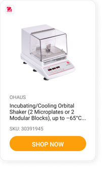 OHAUS Incubating Cooling Orbital Shaker (2 Microplates or 2 Modular Blocks), up to –65°C