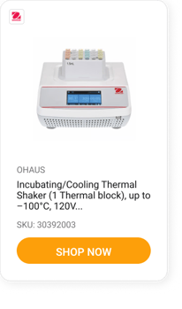OHAUS Incubating Cooling Thermal Shaker (1 Thermal block), up to –100°C, 120V...