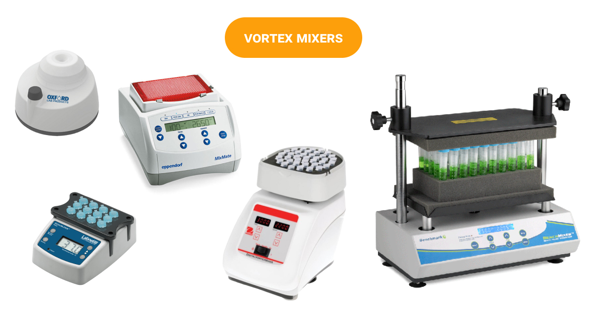 Different types of vortex mixers