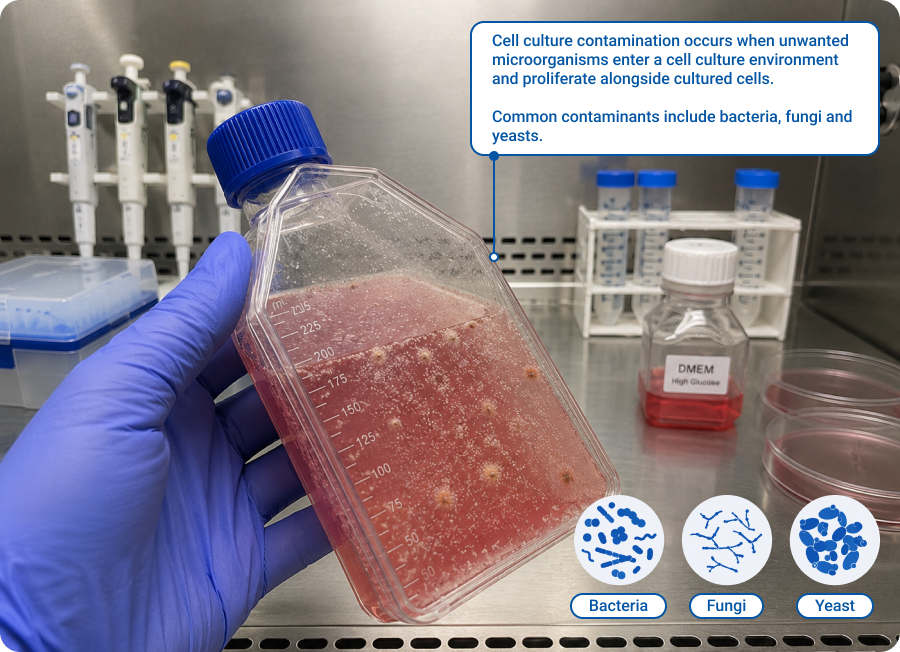When Cell culture contamination occurs