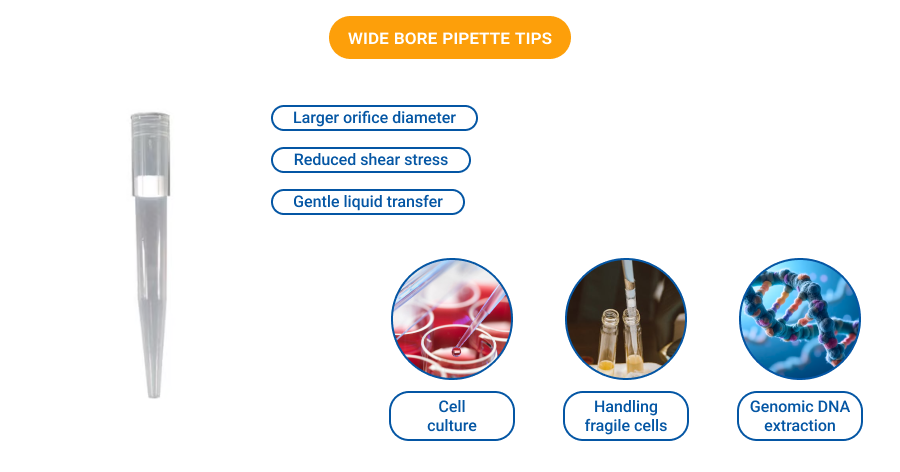 Wide Bore Pipette Tips