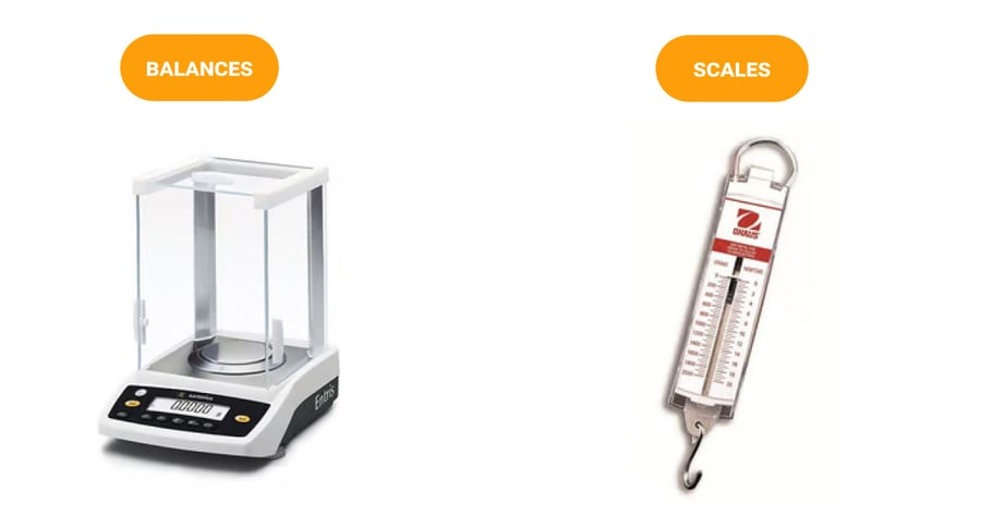 balances vs scales