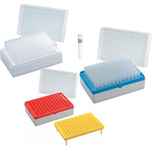 Simport Scientific Rack & Box 12 Strips Of 8, Sterile, Yellow 10 Pc/cs