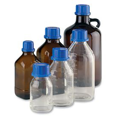 DWK Life Sciences WHEATON 500 mL Bottle, Glass Amber Iv, 33 Mm Fin, Ctd