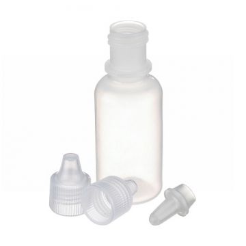 DWK - ldpe natural color dropping bottle with tip and cap