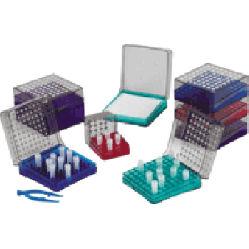 Heathrow - arctic squares polycarbonate cryostorage boxes