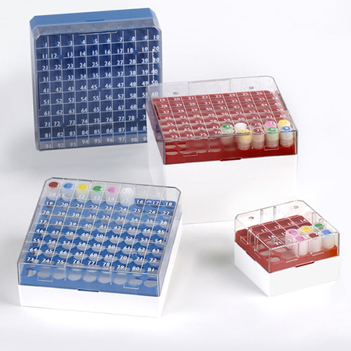 Freezer Boxes with Dividers from Globe Scientific