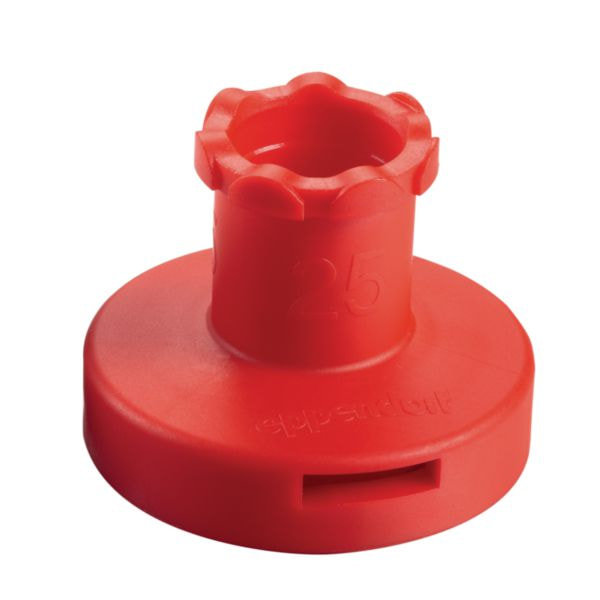 Eppendorf Combitip Adapter for Combtip advanced 25 mL, Red| Combitips Sold Separately| 1 per Pack