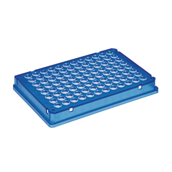 Eppendorf Twin.tec Microbiology PCR Plate 96, Skirted, Blue, Individually Blistered, 10 Pieces