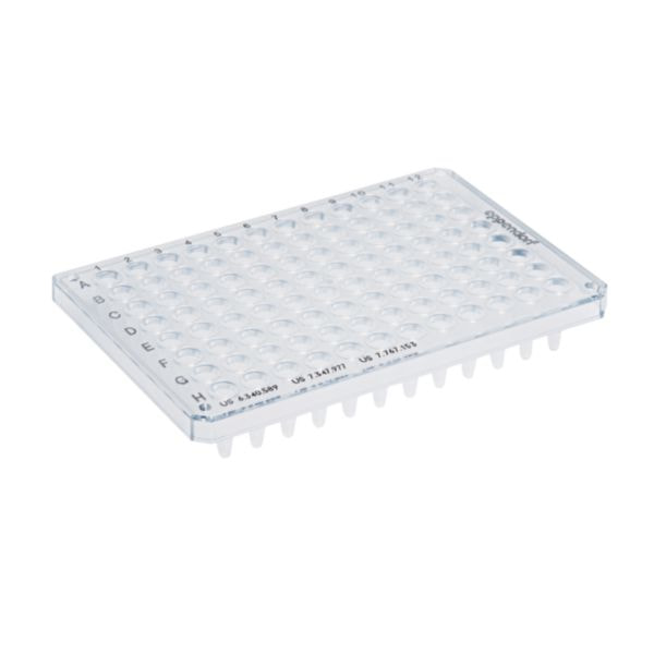 Eppendorf Twin.tec Microbiology PCR Plate 96, Semi-skirted, Clear, Individually Blistered, 10 Pieces