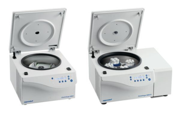 Eppendorf 5804r With 4x100ml Rotor, 120v, 50/60 Hz. Includes rotor A-4-44 with rectangular buckets.