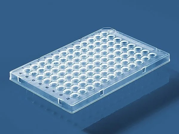 BrandTech Scientific 96-well PCR plate semi-skirted Low Profile clear 50 plates - PCR