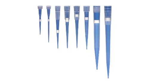 Nichiryo 10uL universal elongated pipette tip, clear, 96 tips/rack, 10 racks/pack