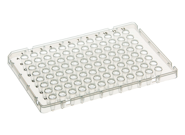 SSI Bio 96-Well PCR Plate Semi-Skirted, Clear, 10/Pack